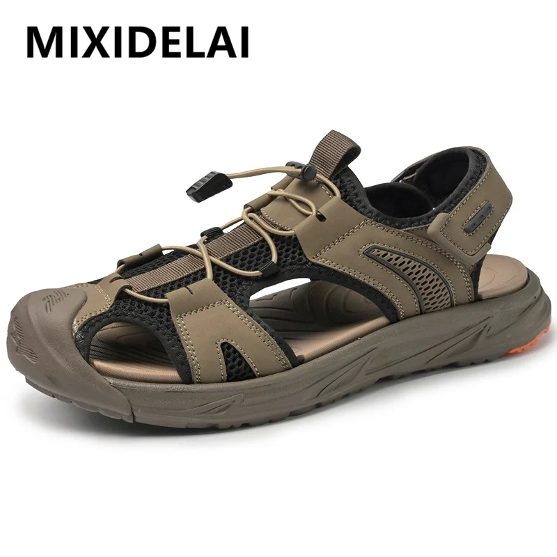 Neue Herrenschuhe Herren-Sandalen Sommer Herrenschuhe Strand-Sandalen Herren Mode Outdoor Casual Sneakers Leichte Sandalen Größe 38-45
