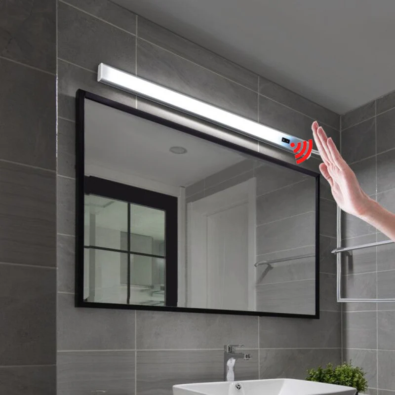 Spiegel Licht 50 cm 30 cm 40 cm 5 V USB LED Bar Hand Sweep On Off Sensor espejo tocador eitelkeit penteadeira Make-Up Innen Beleuchtung