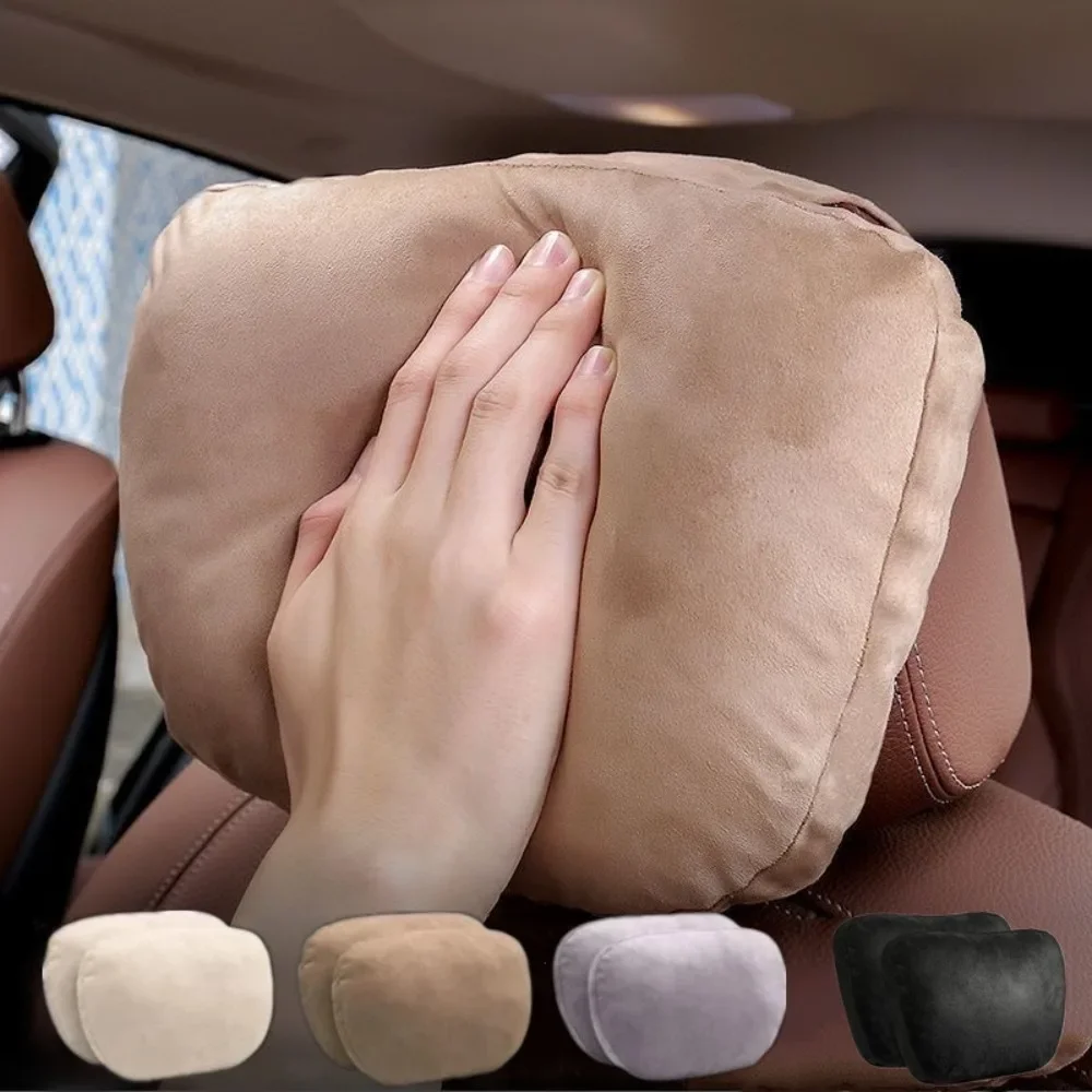 Neue Auto-Kopfstütze, Nackenstütze, Sitz / Maybach Design S-Klasse, weiches Schwarz, universell verstellbares Auto-Nacken-Lendenkissen, Ruhekissen Image