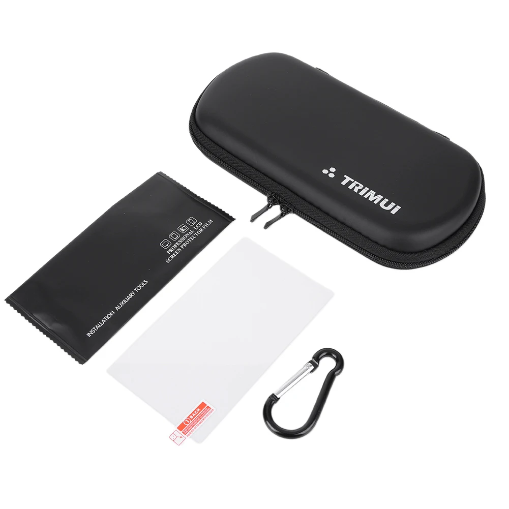 Handheld-Spiele konsolen tasche mit Hartschalen-Aufbewahrung tasche aus gehärtetem Glas, stoßfest für die Trimui Smart Pro-Handheld-Spiele konsole Image