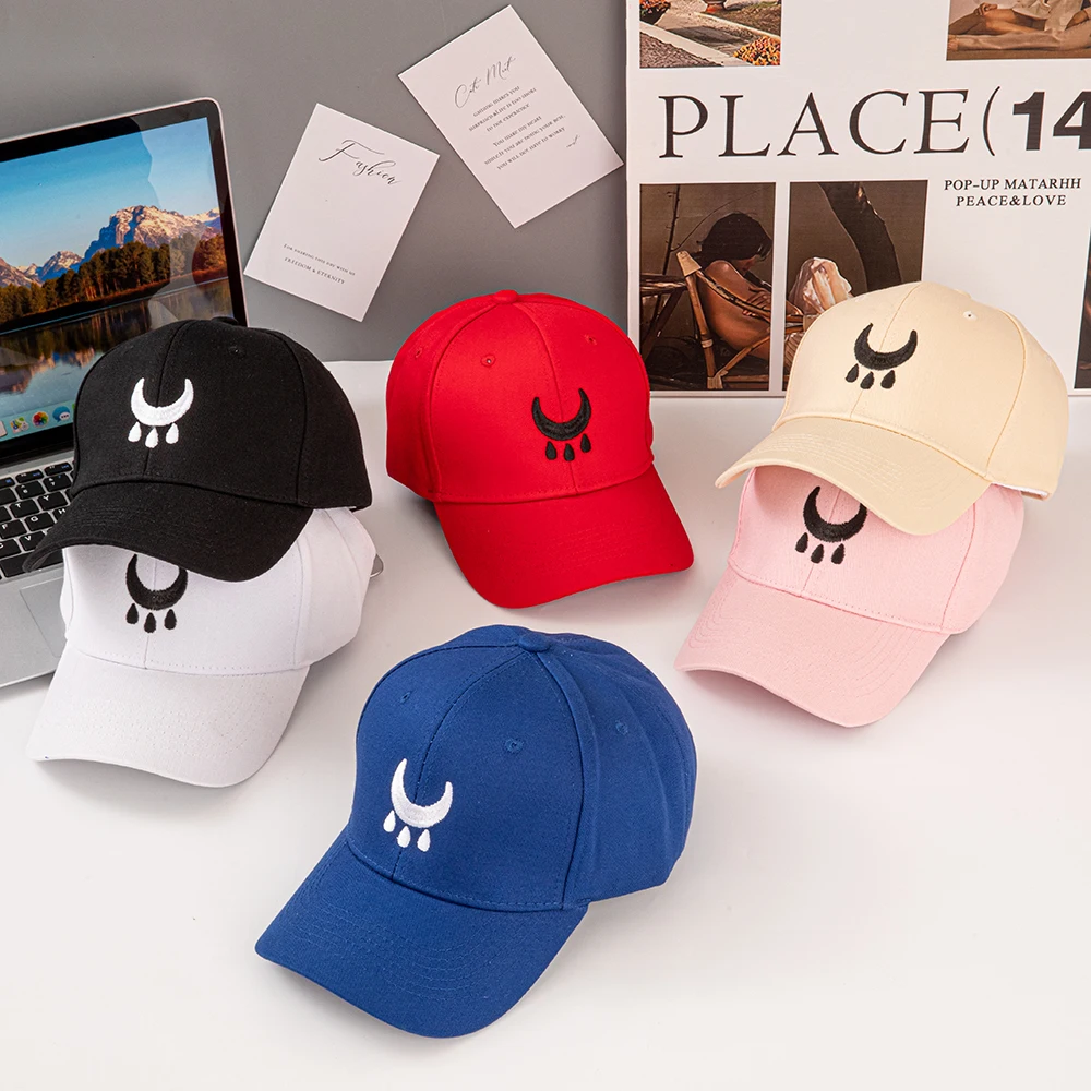 Flammmuster-Baseballkappe im koreanischen Stil, geeignet für den täglichen Gebrauch – atmungsaktive Polyesterkappe, perfekt für Sport und Outdoor-Wechselstrom Image