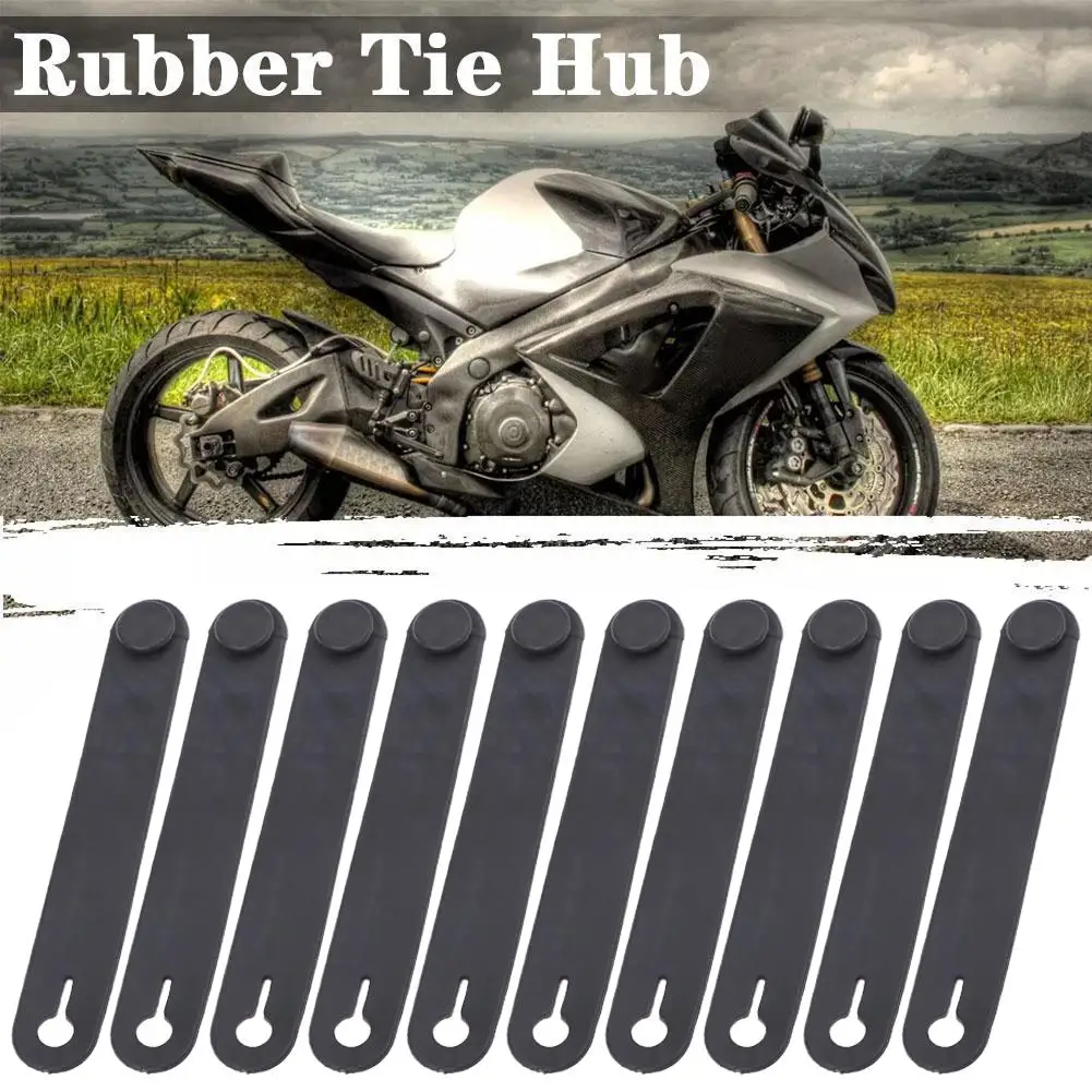 10 Stück Quadro de Borracha Da Motocicleta Projektor Cabo Cablagem Cabo alimenta ARM Gravata Lamba Embreagem Lacoko Professional Fix Image