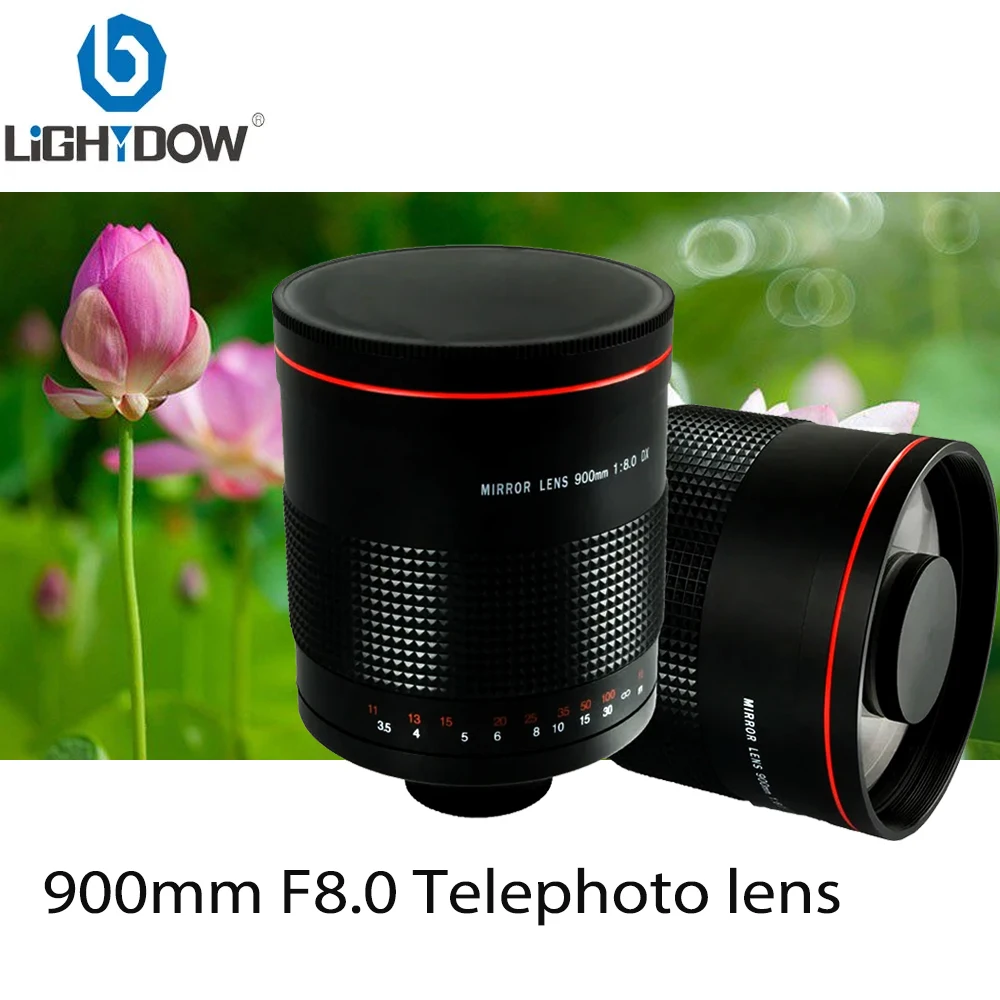 Lightdow manuelles Teleobjektiv 900 mm F8.0 Reflexobjektiv kann schöne Bilder von Donuts für Canon Nikon Sony Kamera aufnehmen Image