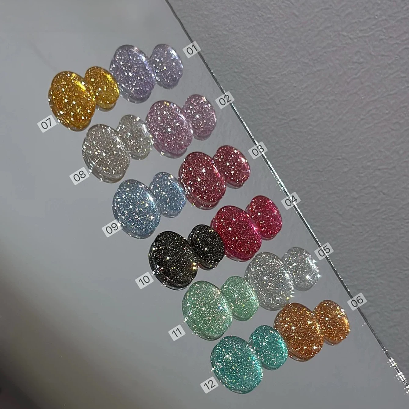 MIANEL 12ML Frühling und Sommer 2026 Neuer Beliebter Diamant-Glitzer-Gel-Nagellack Diamant-Kristall-Glitzer Nagelkunst Image