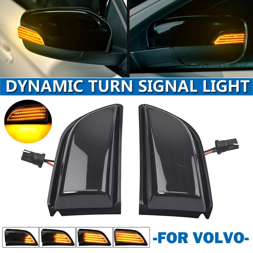 2x LED Dynamische Blinker Licht Für Volvo XC60 2008-2014 Seite Flügel Spiegel Lampe 31217288 / 31217289 Sequentielle Anzeige