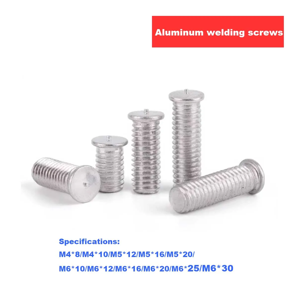 Aluminium-Schweißschrauben / Punktschweißschrauben aus Aluminium M4M5M6 Image
