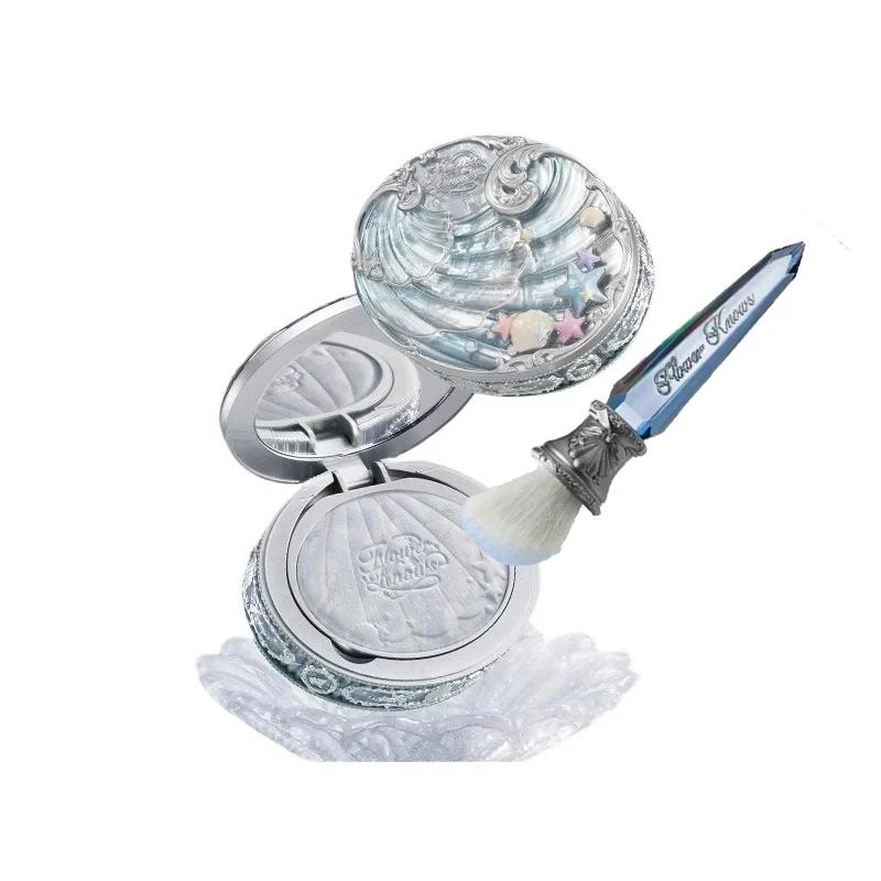 Flower Knows Shell's Jewel Collection Baked Setting Powder Flowerk Window Correcting Oil-Control Powder Foundation Natural Finish Image