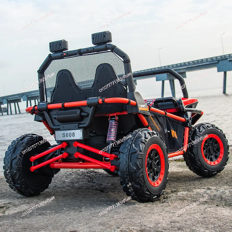 2-Sitzer Offroad-Elektroauto für Kinder, ferngesteuertes Fahrzeug für Erwachsene & Kinder Image