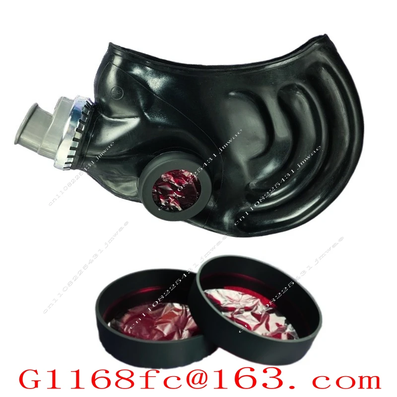 Gasmaskenlinse, Verdunkelungslinsenabdeckung, Silberlinse. Image