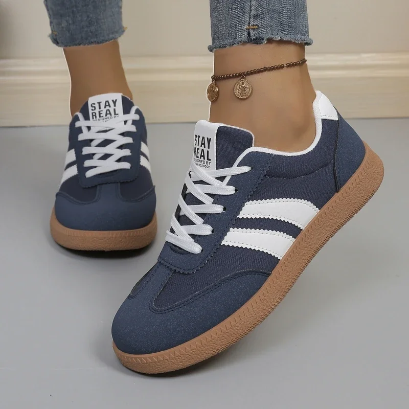 Große Größe 36-43, modische, lässige Turnschuhe für Damen, flache Schuhe, bequeme, leichte, rutschfeste Damen-Sportschuhe, Damen-Trainer