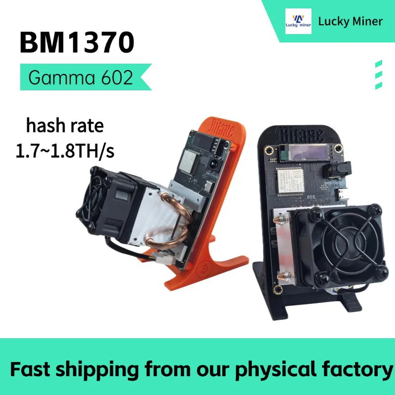 Gamma 602 Bitcoin Solo Mining Machine 1,7~1,8TH/s Open-Source-Lottery-Miner. Inklusive einem Antminer BM1370-Chip Image
