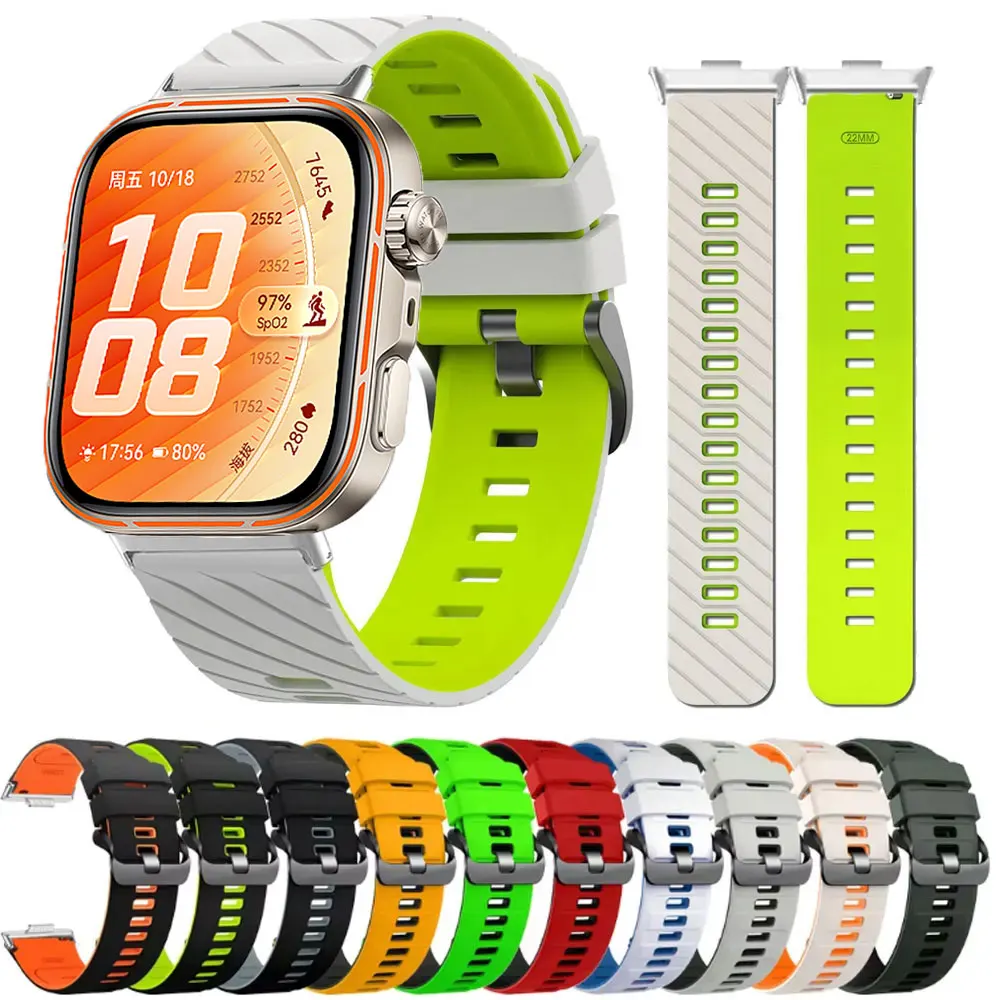 Sportarmband für Huawei Fit4/5pro Fit3 Band Silikonarmband für Huawei Watch Fit4 Fit3 Fit5 Armband Austauschbares Armband Image