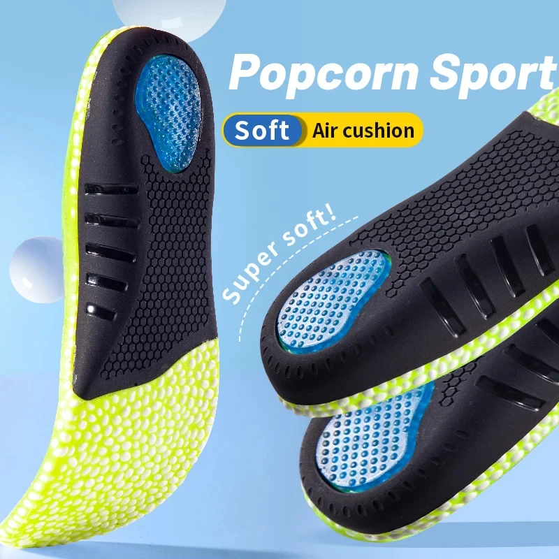 Sport-Einlegesohlen für Füße Orthopädische Plantarfasziitis-Einlage für Schuhe Herren Damen Schuhsohle Weiche Stoßdämpfende Einlagen Vorlage