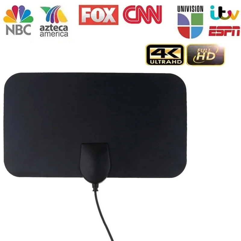 TV Digital Box Antennenverstärker High-Gain High-Definition-Antenne HD Flache Innenantenne für Auto, Wohnmobil, Reisen, Smart-TV Image