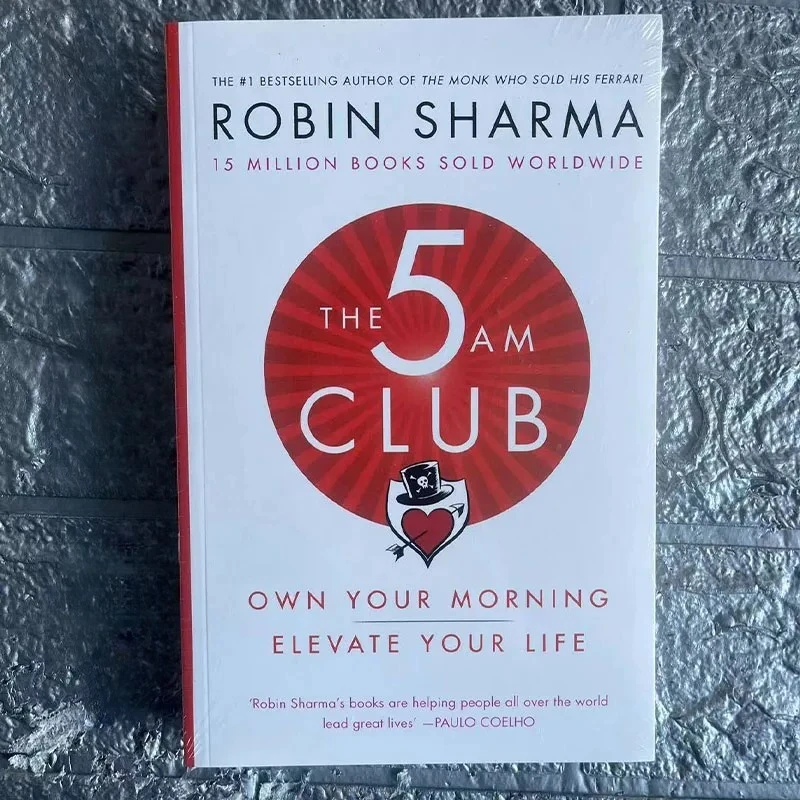 Robin Sharmas 5AM Club bietet Ihnen englische Bücher, um Ihr Leben morgen zu verbessern. Englische Bücher, Bücherverkauf, Buchhandel Image