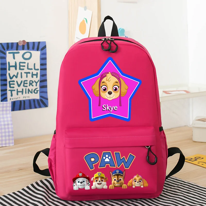 Sac d'école Paw Patrol, sac à dos pour l'école primaire, sac à dos de grande capacité pour garçons et filles, sac à dos de haute qualité, sacs pour ordinateur portable, cadeau
