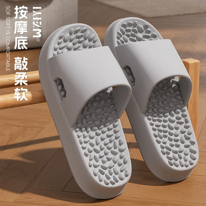 2026 Herren Sommer Massage-Hausschuhe für den Innenbereich, EVA Weichsohlen Anti-Rutsch-Slipper, Einband-Slipper für Herren und Damen, Freizeitschuhe