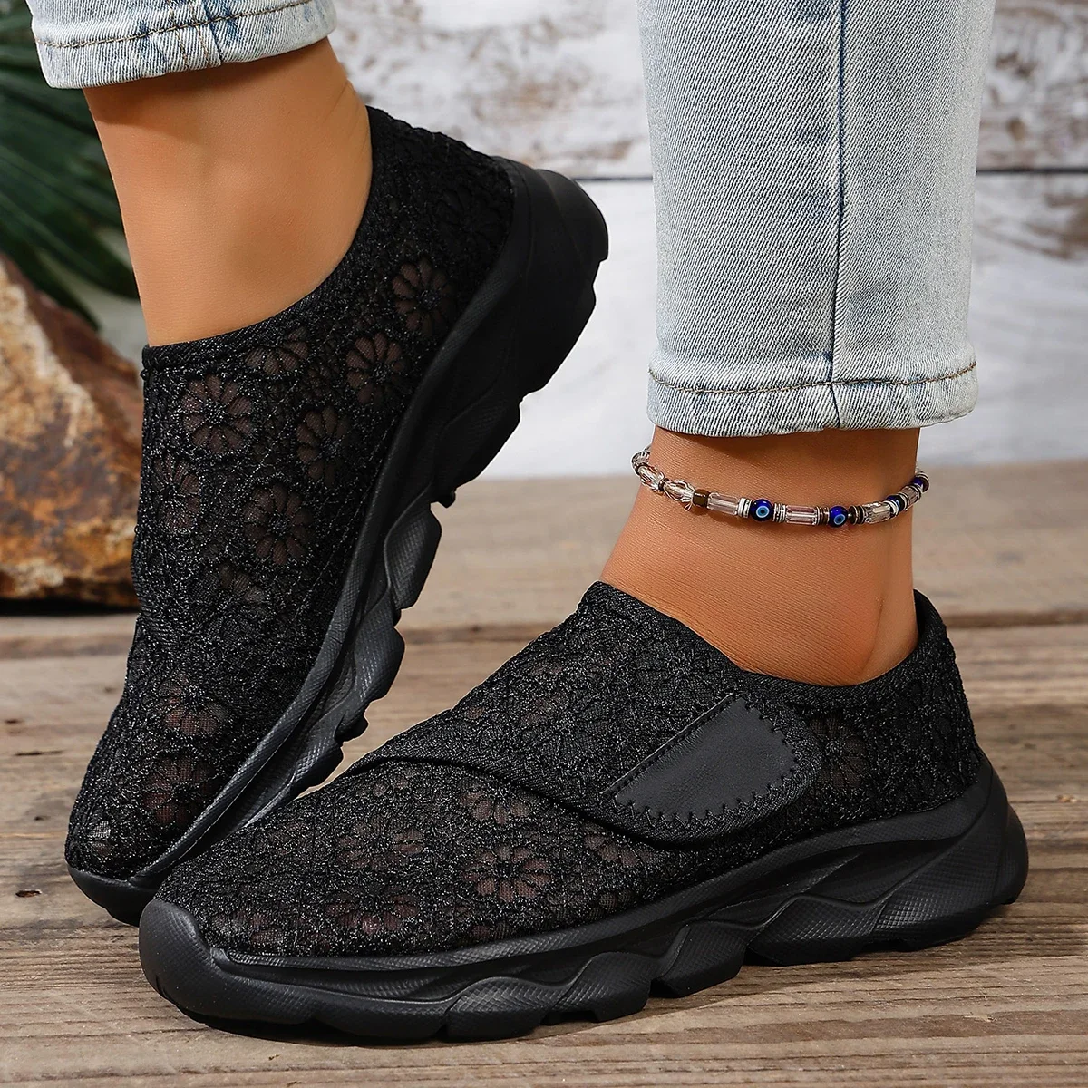 Turnschuhe für Damen, leichte, atmungsaktive Schuhe für Damen, bequemes Gehen im Freien, Schwarz, Weiß, Zapatillas Mujer, Größe 36–42