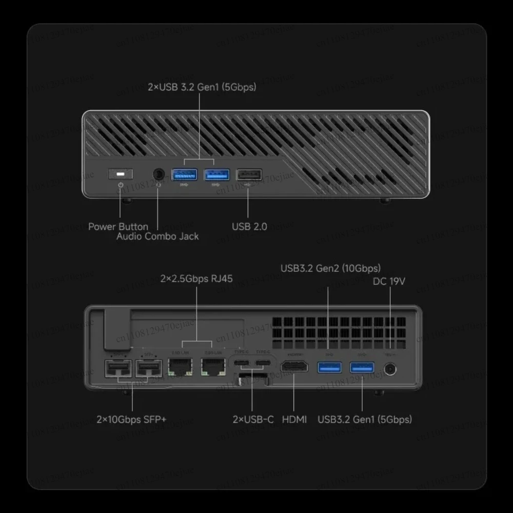 MINISFORUM MS-A2 Mini-PC AMD 11 DDR5 PCIe SSD WIFI6E BT5.2 Dual 10G SFP+ Gaming MINI PC Computer Ryzen 9 9955HX/7945HX Windows