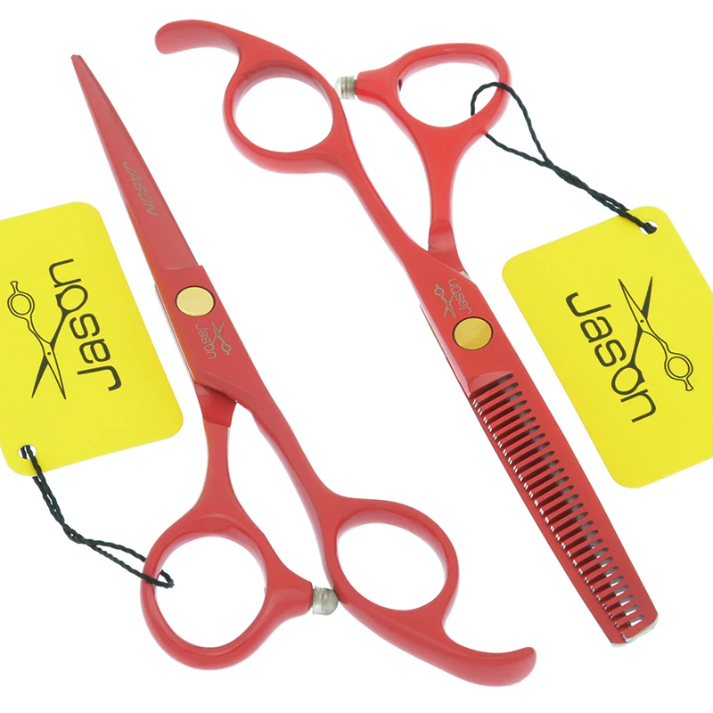 5,5 Zoll Stylist-Friseurschere, Effilierschere, Haarschneideschere aus Edelstahl, Salon-Haarschneidewerkzeug A0069D Image