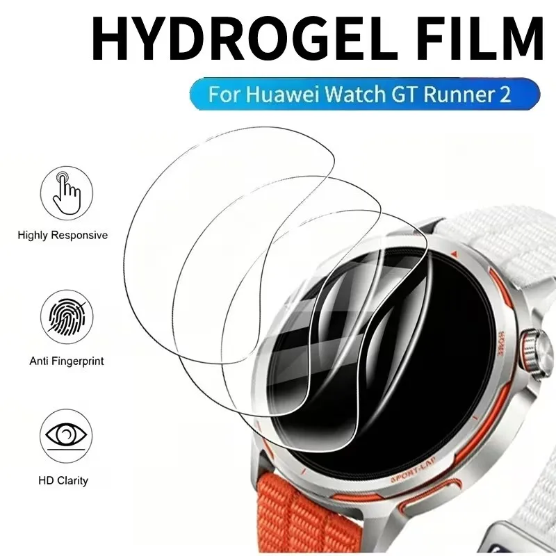 1-3 Stück HD Hydrogel-Folie für Huawei Watch GT6 GT5 GT4 GT3 GT 6 GT 5 GT 4 Pro Watch Displayschutzfolie für GT Runner2 Cyber Image