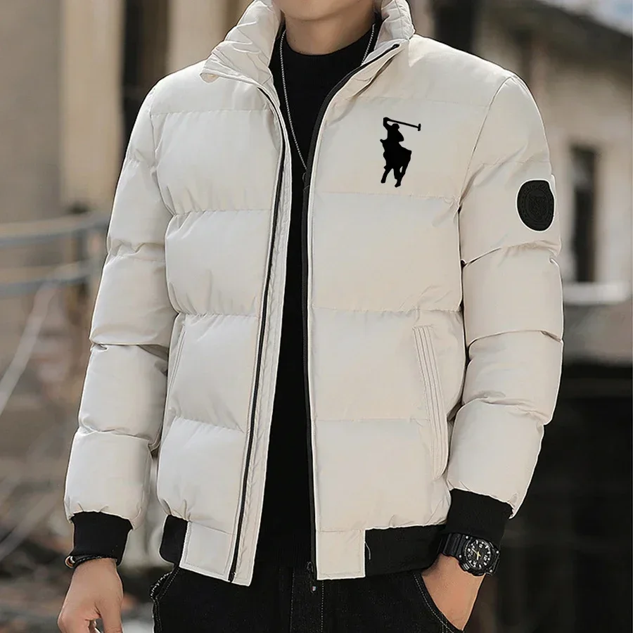 2026 Modell Herren Winddichte Baumwolljacke, Outdoor Casual-Stil mit Reißverschluss, Geeignet für Herbst und Winter, Größen M - 5XL