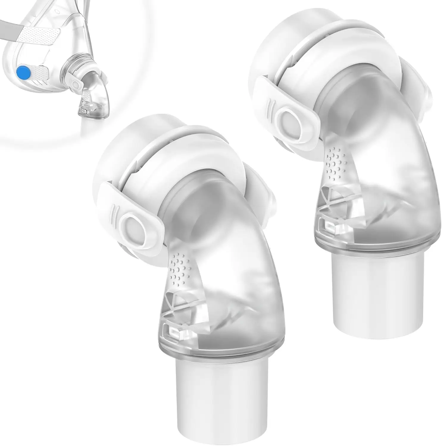 Der Ersatz-Winkeladapter ist für AirFit F20 geeignet. Der Drehgelenkverbinder ist kompatibel mit F20 und F30. Image