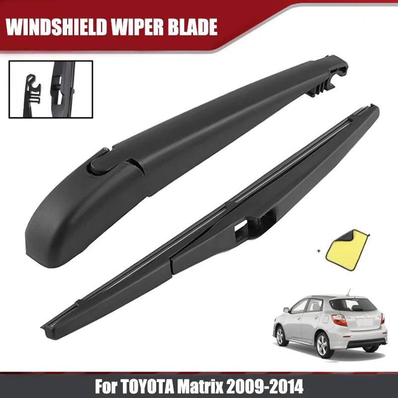 Auto Heckscheibenwischerblätter Heckscheibenwischerarm für Toyota Matrix 2009 2010 2011 2012 2013 2014 Autozubehör. Image