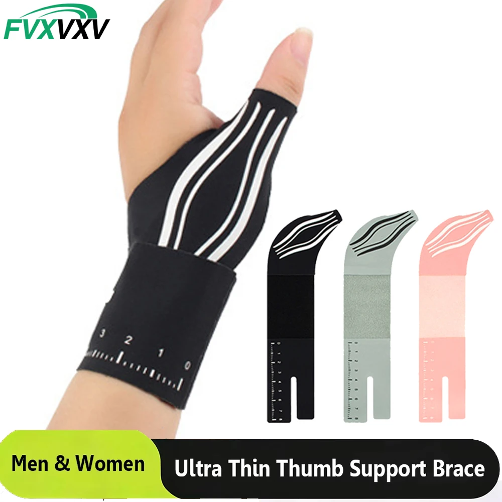 FVXVXV 1 Stück Ultradünne Daumen- und Handgelenk-Kompressionsbandage für Sehnenentzündung, Stützbandagen zur Arthritis-Schmerzlinderung für Frauen & Männer Image