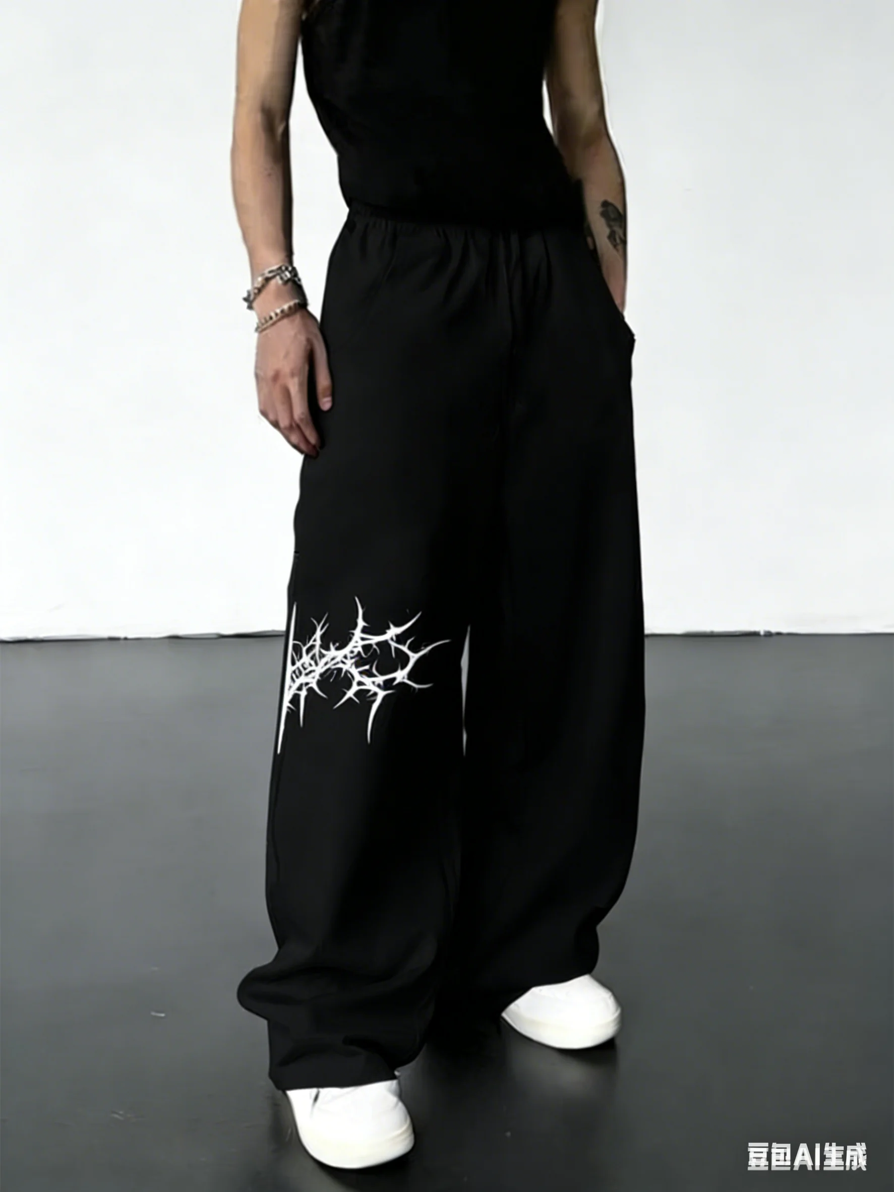 2026 Sommer Bestseller Mode Neue Hip-Hop Gothic Textur Herren Freizeit Sport Outdoor Atmungsaktive Laufhose Große Größen
