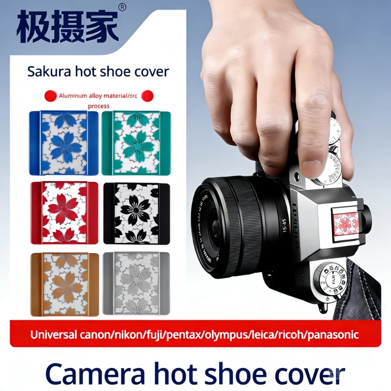 Sakura Kamera-Blitzschuhabdeckung für Fuji X100VI X100V Sony A7M3 A7R5 A6700 A6300 6400 für Nikon Canon RP R6 Image