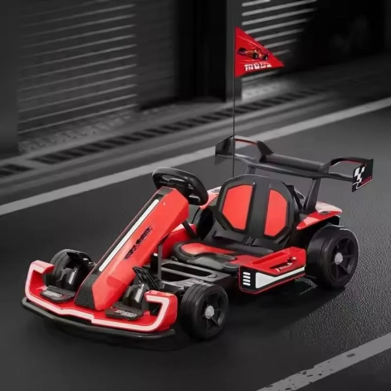 Voiture de drift RC 24V, kart électrique à pédales, kart télécommandé, kart électrique pour enfants, voiture de karting électrique pour enfants