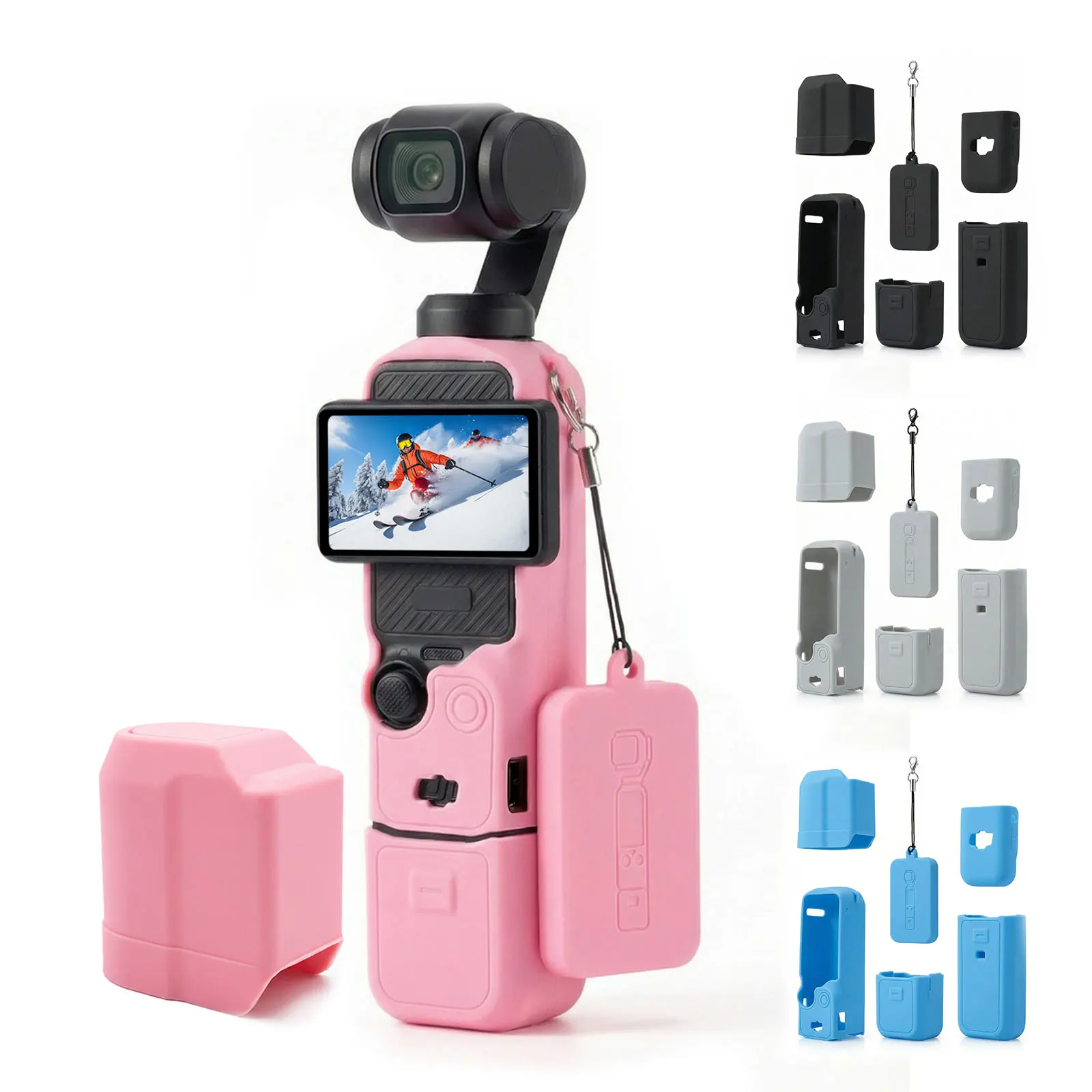 Silikonhülle für DJI OSMO Pocket 3 Schutzhülle Pocket3 DJI Zubehör Qualitätsmaterial Hülle für Osmo Pocket 3 Image