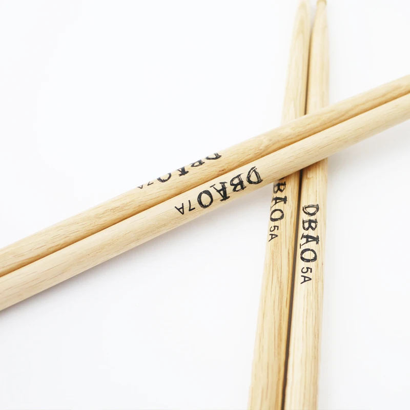 1 Paar 5A/7A Premium Ahorn-Drumsticks, ideal für alle Altersgruppen, langlebige Übungs-Drumsticks für Jazz und Percussion Image