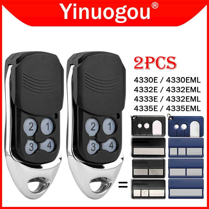 2PCS 4330E 4332E 4333E 4335E 4330EML 4332EML 4333EML 4335EML Garagentor Fernbedienung 433,92 MHz Opener Image