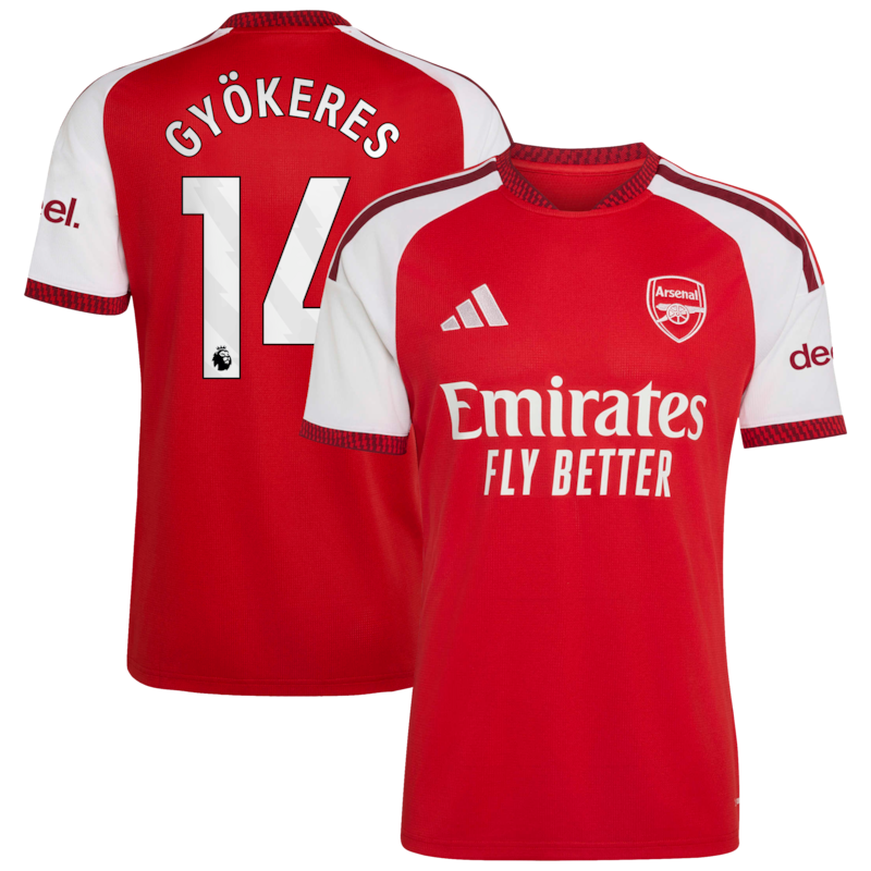 Maillot Domicile Arsenal adidas 2026-27 avec flocage Gyökeres 14