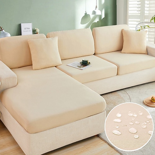 Kühlender Sofabezug, Sofabezug aus Eisseide, Sommersofabezug, rutschfester Sofasitzkissenbezug, waschbarer Universal-Sofaschutz für das Wohnzimmer Image