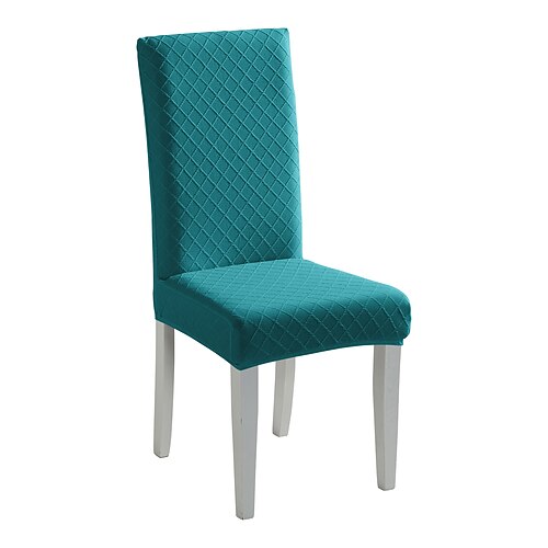 Stretch-Jacquard-Esszimmerstuhlbezüge, strukturierte Spandex-Überzüge für die Küche Hotel Image