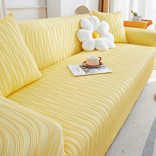 Kühlender Sofabezug aus Eisseide, dehnbarer Sofaüberzug, Sommersofaschutz, waschbar, staubdicht, universeller elastischer Sofabezug für Wohnzimmer und Zuhause Image