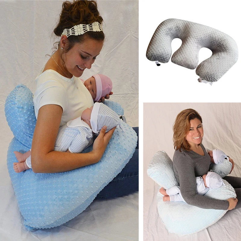 Baby Zwillings-Stillkissen Anti-Spuck-Fütterungskissen Stillunterstützung Baby-Nest Image