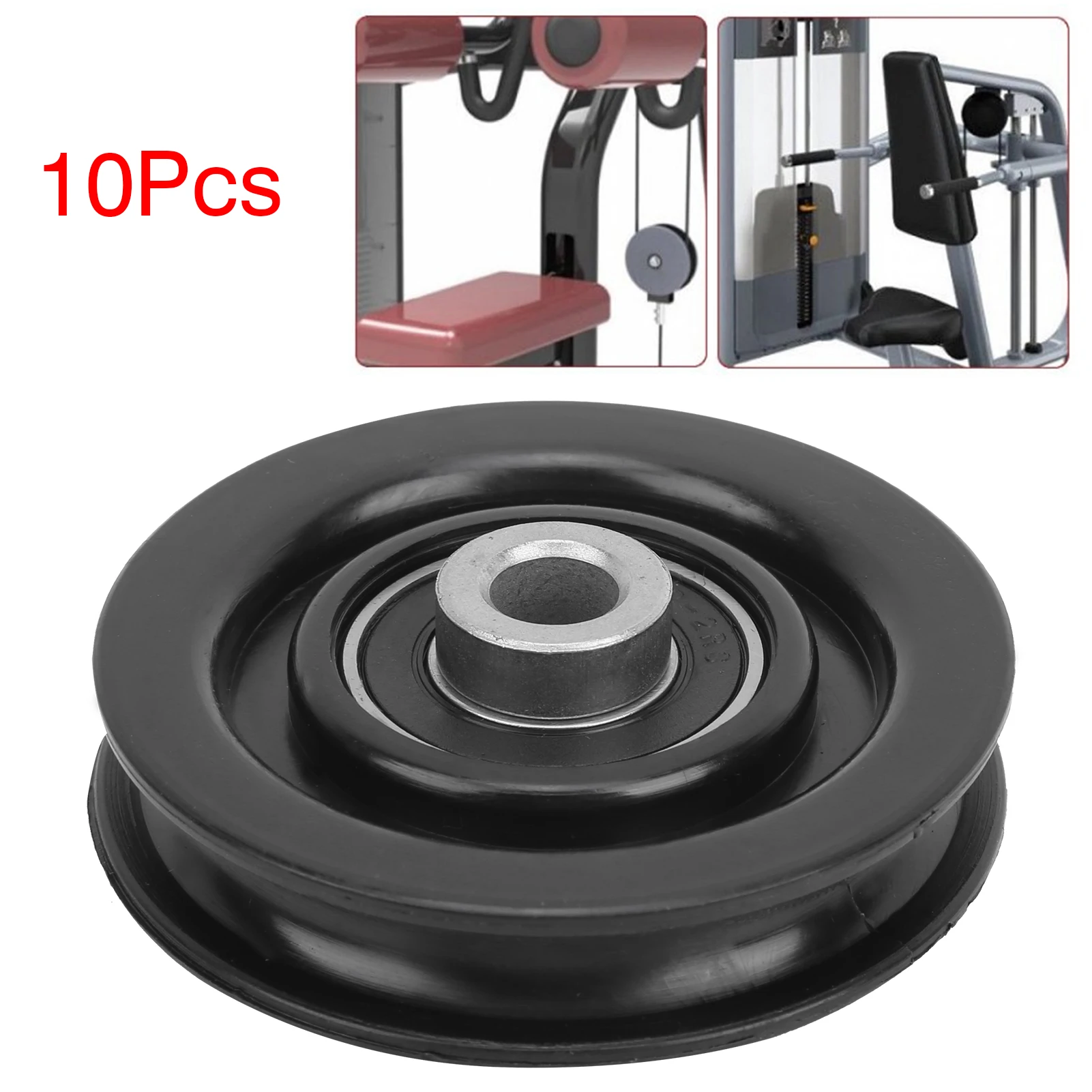 Nylon-Eisen Fitness-Laufrolle für Heimtraining, Krafttraining-Zubehör, Fitness-Seilrolle
