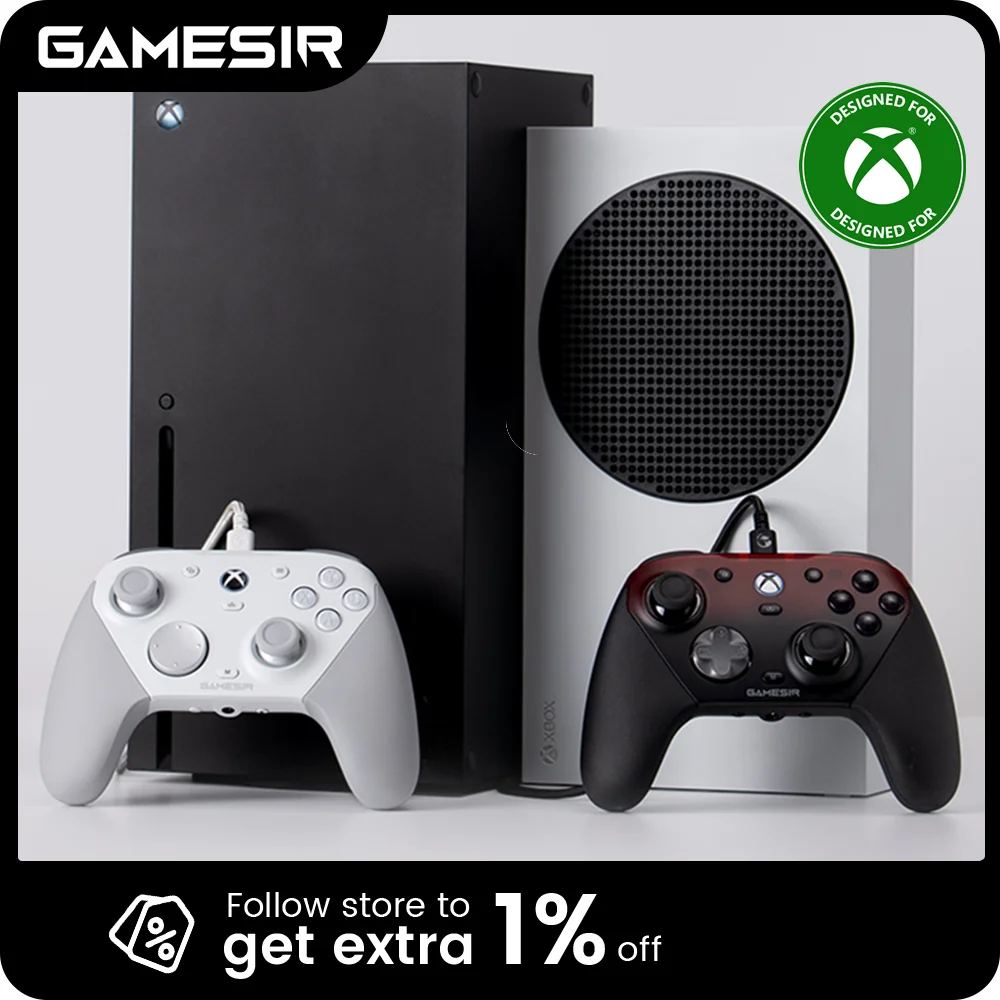 GameSir G7 Pro Wired Controller for Xbox Series X|S, Xbox One, Steam, PC, Android - Hall Effect, 1000Hz Polling, 6-Axis Gyro