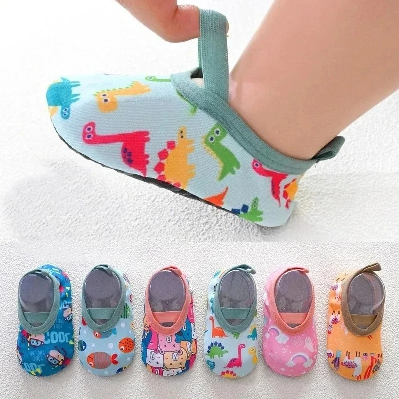 Frühling Sommer Herbst Kinder-Bodensocken Weiche Sohle Baby Rutschfeste Indoor-Kühlsocken Kleinkind-Lauflernsocken für Säuglinge Image