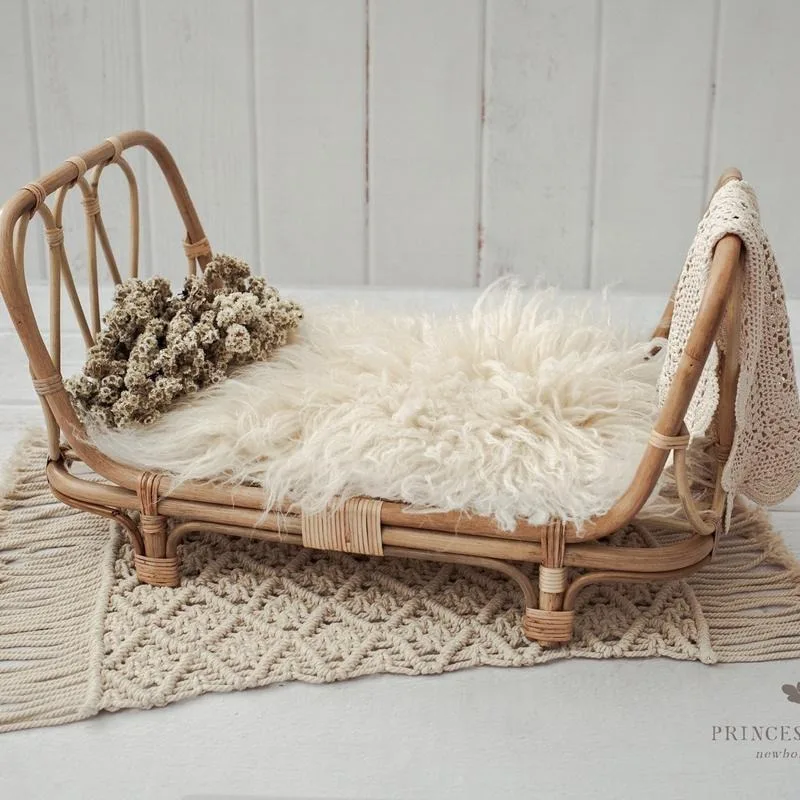 Neugeborenen Fotografie Korb Vintage handgemachte Korb Junge Mädchen Neugeborene Baby Fotoshooting Requisiten Baby Stühle für Neugeborene Puppe Bett Baby