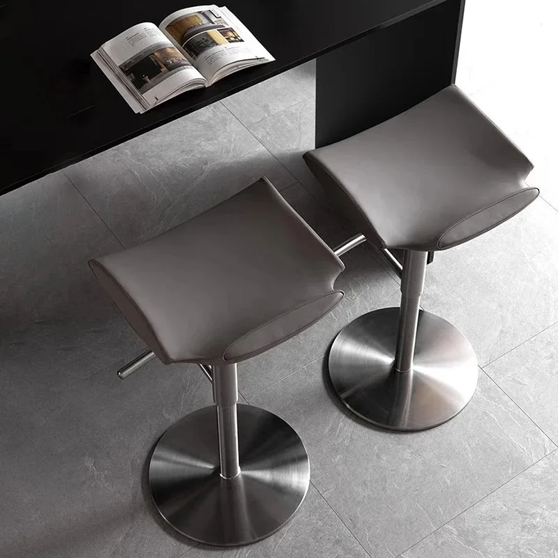 Design Büro Bar Stühle Küche Nordic Hohe Outdoor Barhocker Minimalistischen Moderne Barber Ästhetische Chaise De Bar Salon Möbel Image