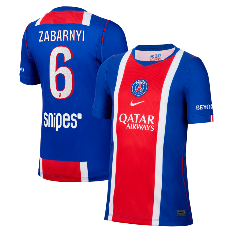 "PSG Nike Stadium Heimtrikot 2026-27 - Kinder mit Aufdruck Zabarnyi 6" Image