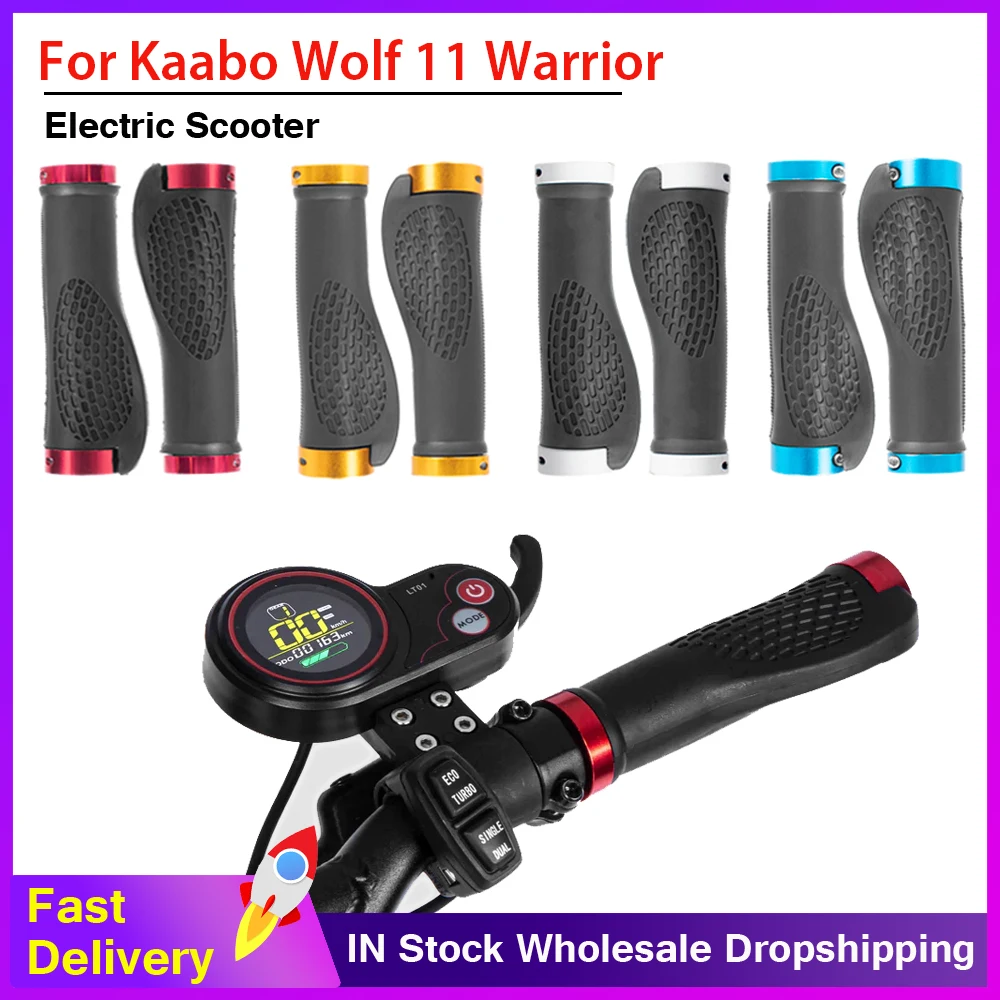 Griff Grip Lenker Abdeckung Für Kaabo Wolf Warrior/Wolf King/Wolf X Elektrische Roller Griffe Ersatzteile Schwamm griff Handschuh Teile Image