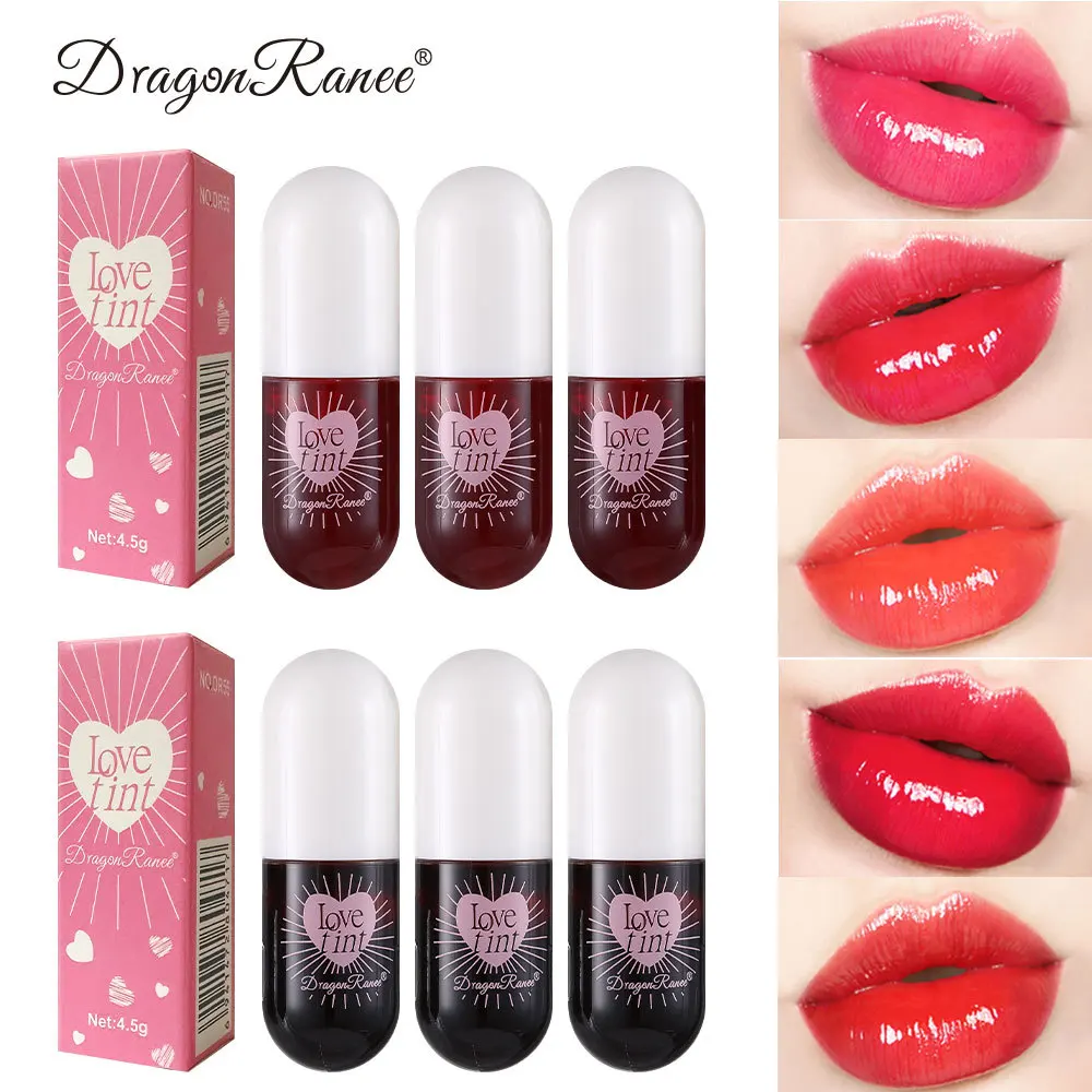Lippenfarbe, flüssiger Lipgloss, süßer, wasserfester, nicht klebender, flüssiger Lippenstift, in 6 Farben erhältlich Image