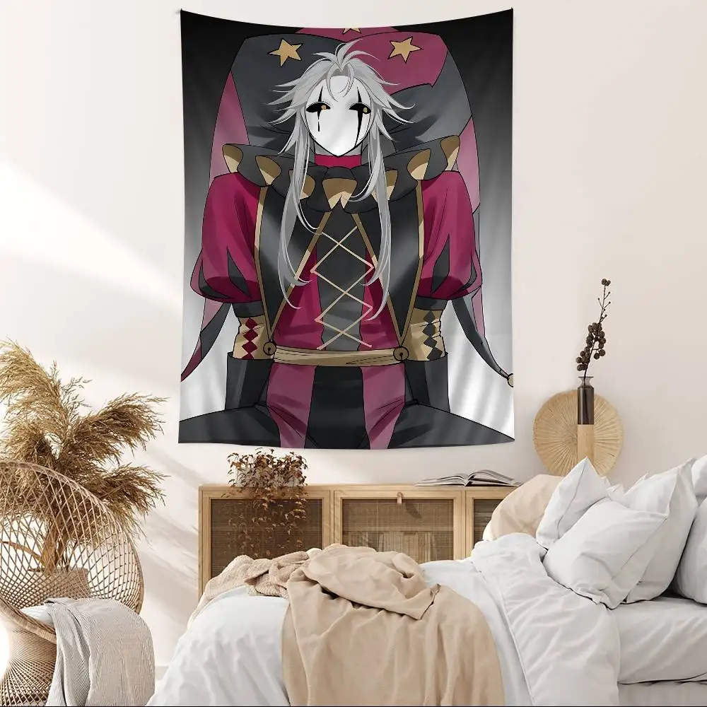 The Freak Circus Pierrot Hängende Bohemian Wandteppiche Indischer Buddha Wandbehang Hexerei Bohemian Hippie Günstiger Hippie-Wandbehang