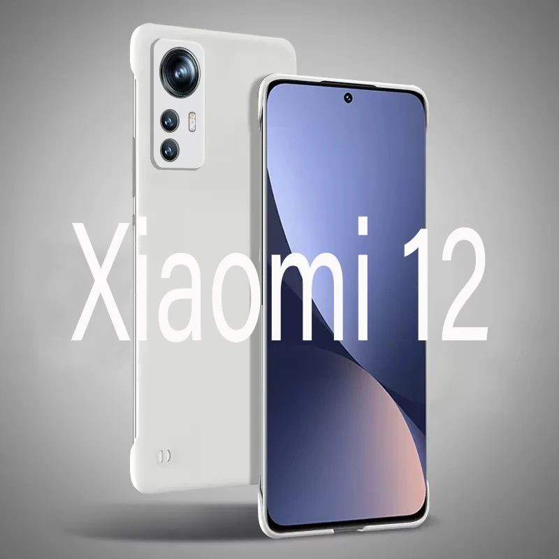 Rahmenlose schlanke Haut Matte Hard PC Back Cover Case On für Xiaomi 12 12x 12s Bumper Cases mi 12 Pro 12T stoßfeste Fundas Coque Image